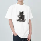 AXL CATのガウェイン (AXL CAT) ヘビーウェイトTシャツ