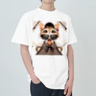 meow-sunniesのスマートニャンコ Heavyweight T-Shirt