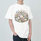 raio-nのハッピーフローラルファンタジー Heavyweight T-Shirt