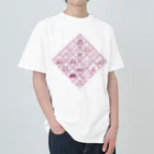 ANKO PRODUCTの和スイーツ井桁仕切 紫 Heavyweight T-Shirt