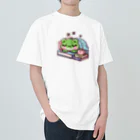 Shiba_IncのSleeping frogs(熟睡する蛙) Heavyweight T-Shirt