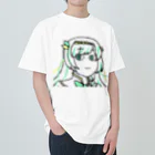 usabit.のぐっず屋さんのにゃこ師手描きルナティア・アヴィンスター Heavyweight T-Shirt