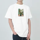 kamako-0608の観葉植物のイラスト Heavyweight T-Shirt