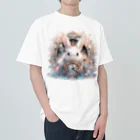 はなうさまほのうさぎと時計｡.:*･ﾟ Heavyweight T-Shirt