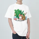 AckeeWolf Art Shopの可愛い子猫のミルクタイム Heavyweight T-Shirt