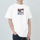 peinto888のスキーうさちゃん Heavyweight T-Shirt