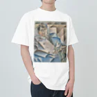 世界美術商店のピカソの肖像画 / Portrait of Pablo Picasso ヘビーウェイトTシャツ