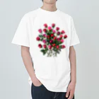 24_Redpink  visual calendarのRedpink 26 Roses ヘビーウェイトTシャツ