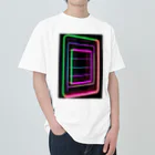 Association Against Mirroring SelfiesのAbstract_Neonsign Heavyweight T-Shirt