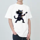 ロック堂のキャットスター Heavyweight T-Shirt