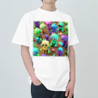 かんむりわっしーの集まれKAWAii宇宙人 Heavyweight T-Shirt