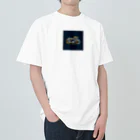 justraverのラインアートバイク（クラシック） Heavyweight T-Shirt