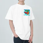 Atyatyuの人参マンマスコットグッズ Heavyweight T-Shirt