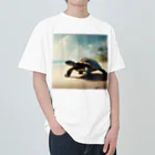 ZeroCreativeのかわいいペットのカメ Heavyweight T-Shirt