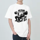 BlueOcean987のNO PAIN NO GAIN ゴリラベンチプレス Heavyweight T-Shirt