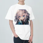 honoka_tの見つめる美少女 ヘビーウェイトTシャツ