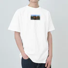 kenty0の平等院鳳凰堂君 ヘビーウェイトTシャツ