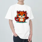 zuuu-の♪悪魔でかわいい猫の子♪ ヘビーウェイトTシャツ