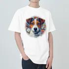 dogfulのクールなジャックラッセルテリア ヘビーウェイトTシャツ