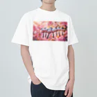 andanteのわくわくshopのシマエナガ春うらら Heavyweight T-Shirt