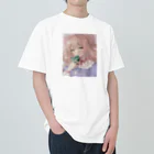 suke-maruruのバレンタイン女子 Heavyweight T-Shirt