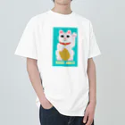 rico39rico39のオリジナルまねきねこキャラクターRICONEKOが登場！ ヘビーウェイトTシャツ