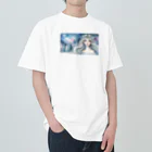 ZUCCOの氷の精霊と夜の森の秘密 Heavyweight T-Shirt