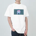 niramanjuのピンクの髪の女の子 Heavyweight T-Shirt