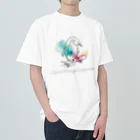 Clozettaのスケボーをするペンギン Heavyweight T-Shirt