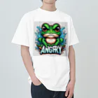 カエルグッズのANGRYカエル Heavyweight T-Shirt