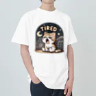 mimikkyu322のTired cat7 ヘビーウェイトTシャツ