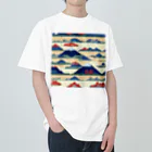 curtisの富士山ピクセルアート Heavyweight T-Shirt