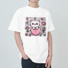 たこ焼きの猫スタンプ Heavyweight T-Shirt