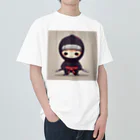 d-design-labのかわいい忍者のイラストグッズ ヘビーウェイトTシャツ