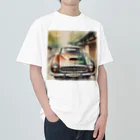 happiness_shopのレトロで魅力的な自動車 Heavyweight T-Shirt