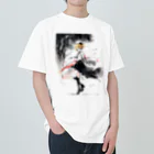 アートデザインakaのオリジナル墨絵 Heavyweight T-Shirt