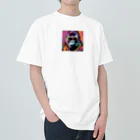 Rabbitのネオンカラーゴリラくん Heavyweight T-Shirt