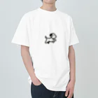 LISPのクール黒ワンちゃん Heavyweight T-Shirt