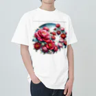 erimint_atelierの椿の宴 ヘビーウェイトTシャツ