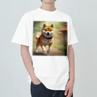 Ricky-Rickyのやんちゃな柴犬 ヘビーウェイトTシャツ