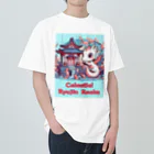 大江戸花火祭りのCelestial Ryujin Realm～天上の龍神領域3 ヘビーウェイトTシャツ