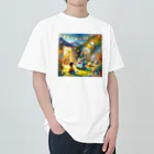 ほっこり絵音舎のふしぎなおともだち Heavyweight T-Shirt