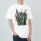 とみよのちぎり絵のとみよのお花 Heavyweight T-Shirt