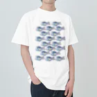 mmty🫑みーまんのオラ真鯵🐟(大漁ver.) ヘビーウェイトTシャツ