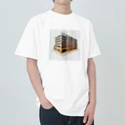 Buildingsの廃墟 5 ヘビーウェイトTシャツ