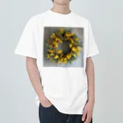 AQUAMETAVERSEのミモザの花をりース　なでしこ1478 Heavyweight T-Shirt