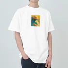 AQUAMETAVERSEの昼寝　なでしこ1478 ヘビーウェイトTシャツ