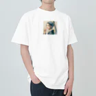 dai-gooutのJapanese Girl Heavyweight T-Shirt