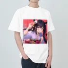 癒しのあるオリジナルグッズ販売所の美少女二次元イラストグッズ Heavyweight T-Shirt