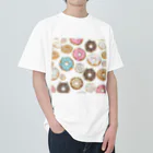 パキュラSHOPのドーナツ、時々ネコドーナツ Heavyweight T-Shirt